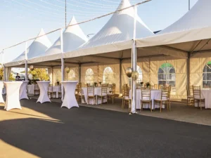 Pagode za venčanja, proslave i korporativne događaje. Iznajmljivanje elegantnih šatora različitih dimenzija za sve prilike. Pouzdana usluga i brza montaža!